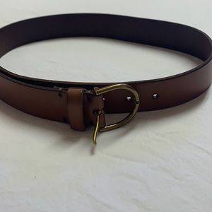 Never used brown leather belt